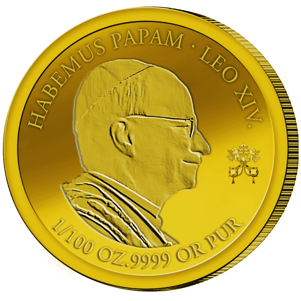 Goldmünze "Papst Leo XIV."