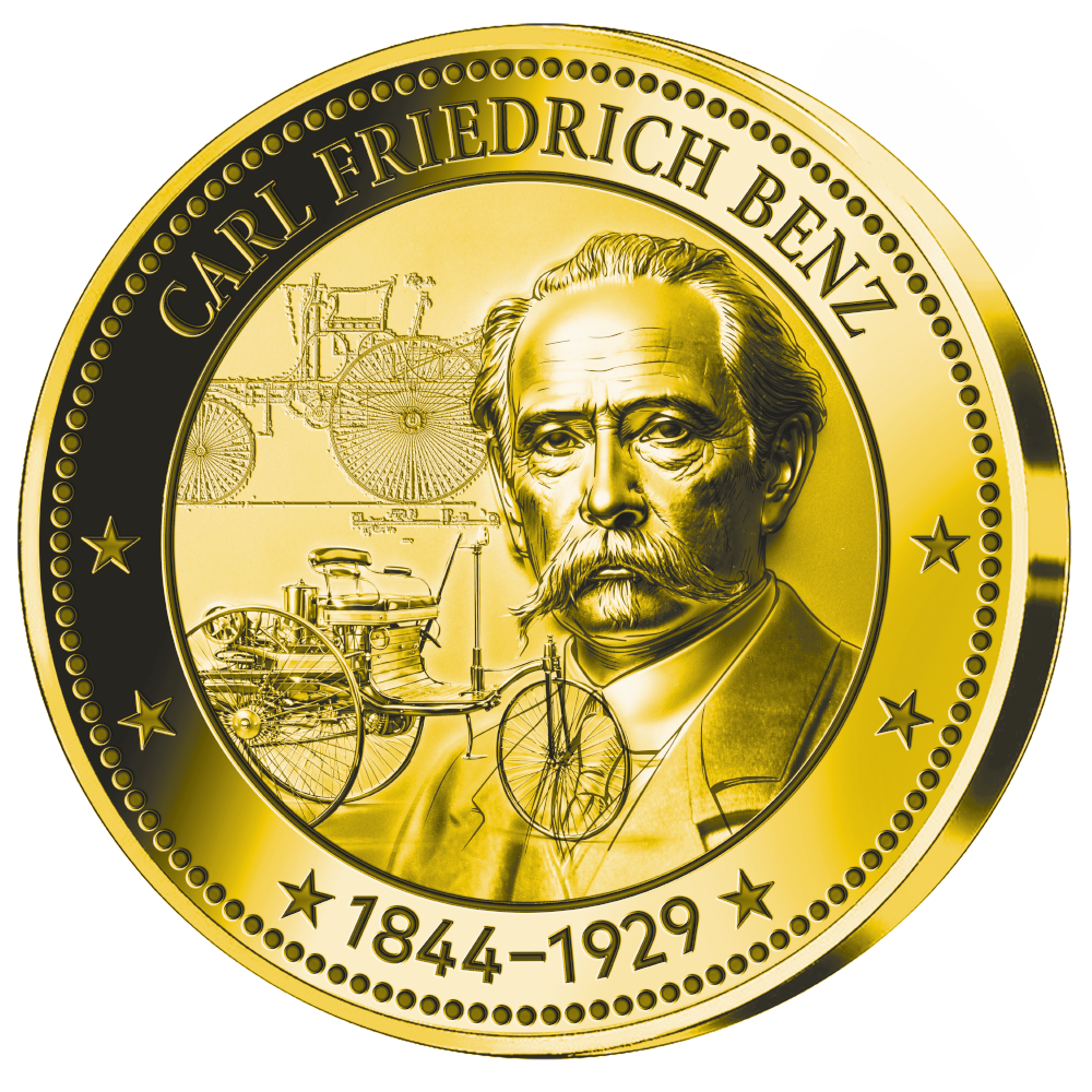 Gedenkprägung "Carl Friedrich Benz"